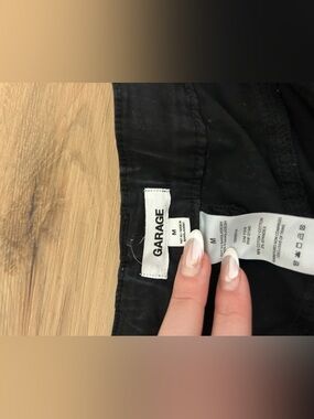 Garage Black Cargo Pants